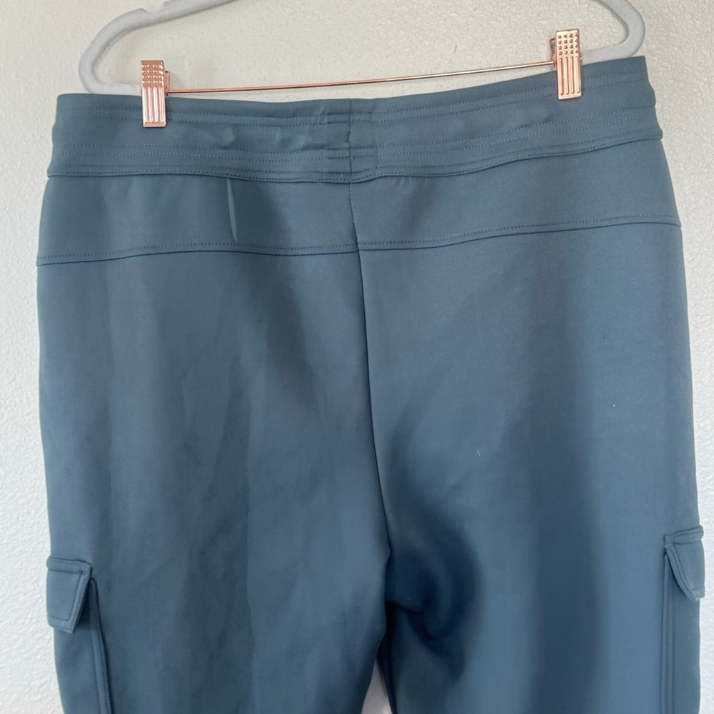 32 Degrees Heat Pants Blue Fleece Cargo Jogger Blue Green Scuba L - Picture 5 of 11